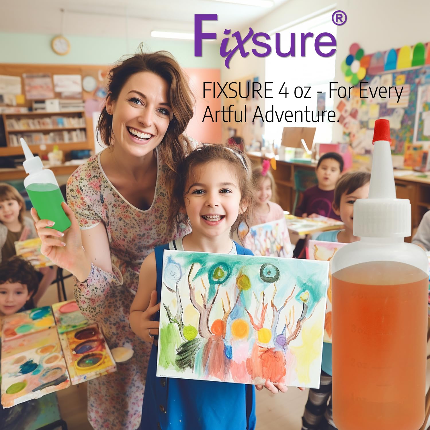 FIXSURE reusable durable bottle ready for repeated use.