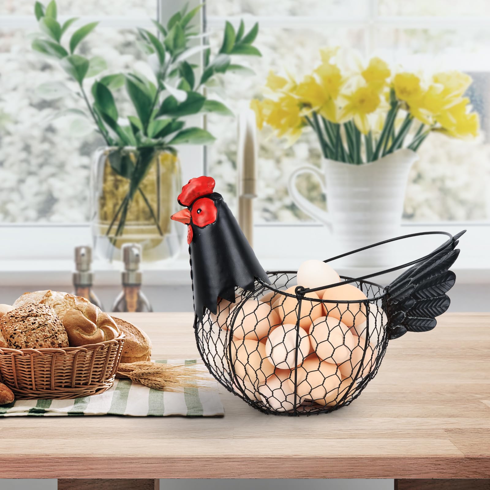 FJAXLJGYP kitchen decor with ventilation-friendly egg storage