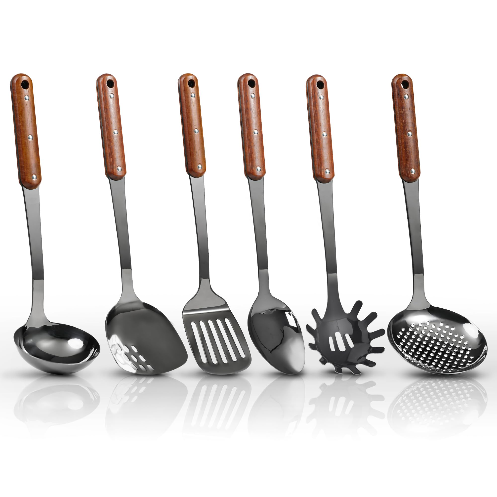 FJNATINH pasta utensil for quick scooping and tossing pasta.
