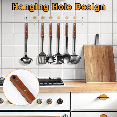 FJNATINH stainless steel skimmer for frying and draining liquids.