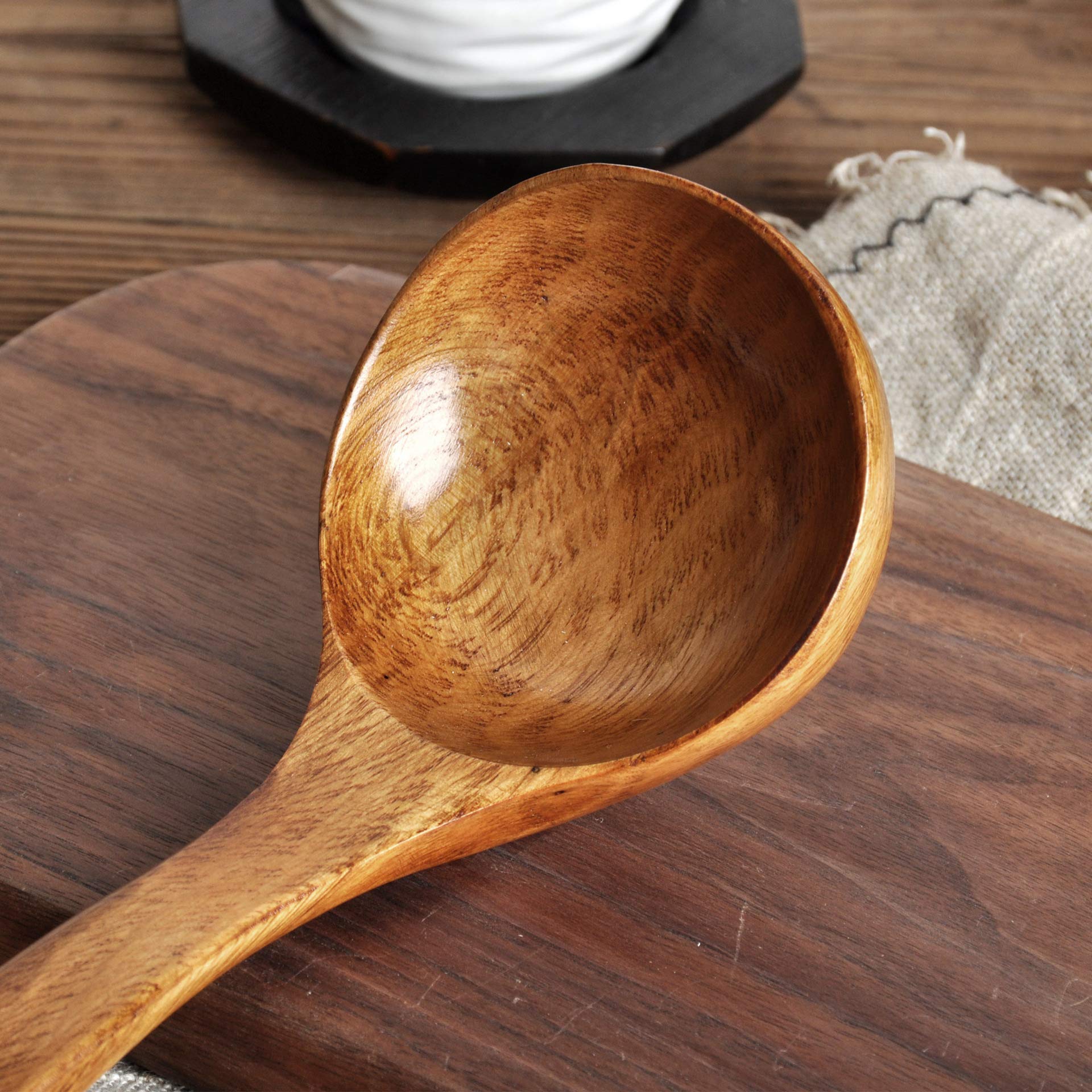 FJNATINH ten-point-five-inch ladle keeps hands away from heat
