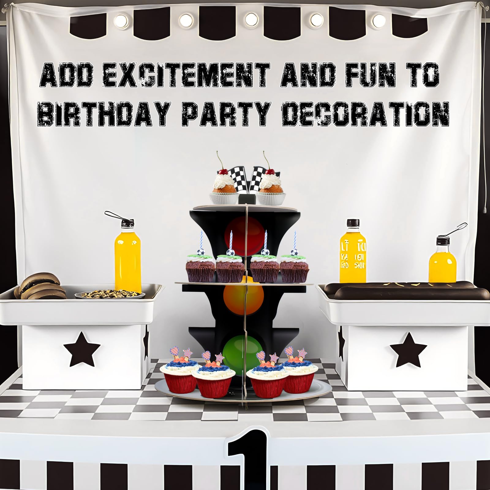 Fjoron sturdy cardboard construction offers waterproof, reusable table decor.