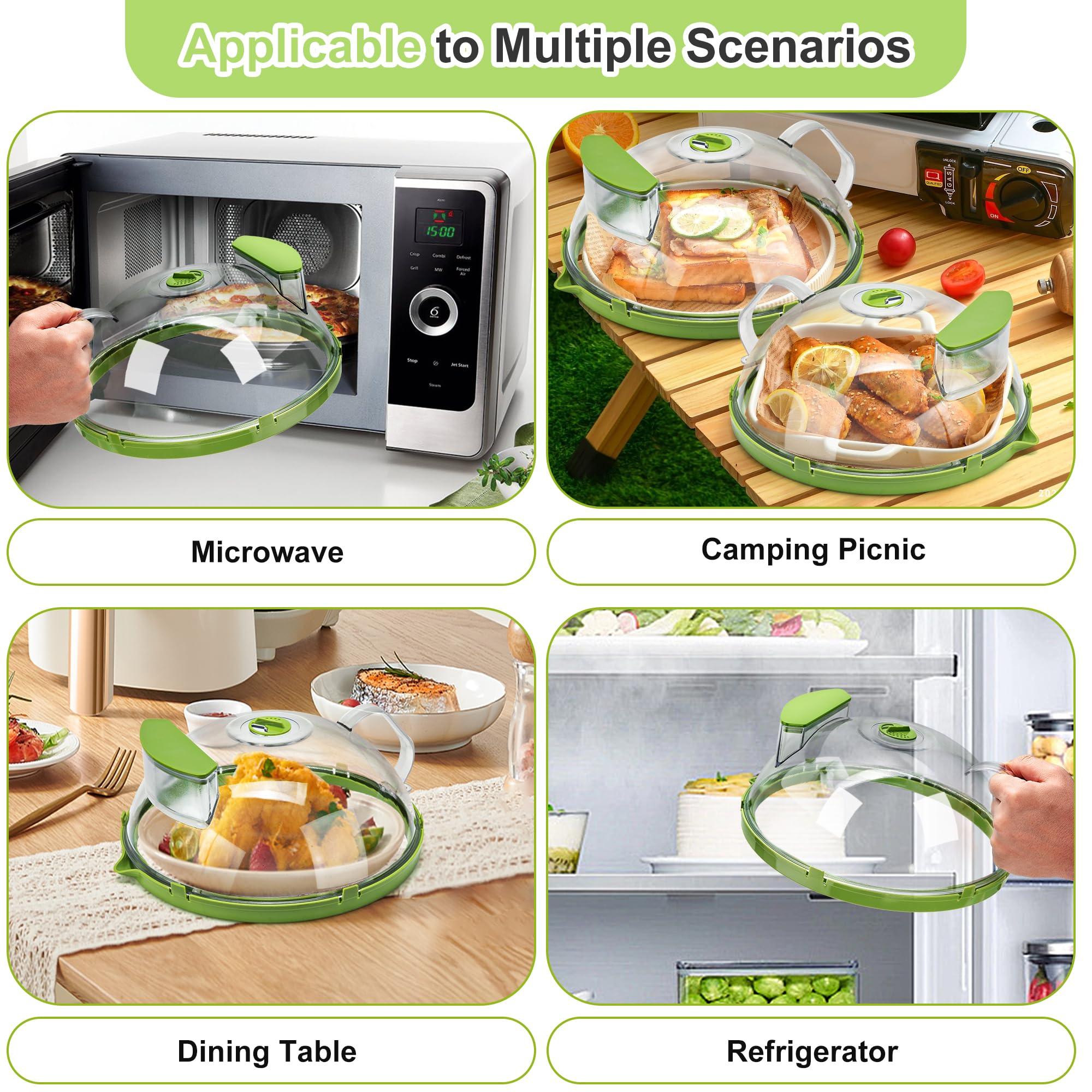 Fkprorjv keep-food-moisture-water-reservoir helps preserve moisture.