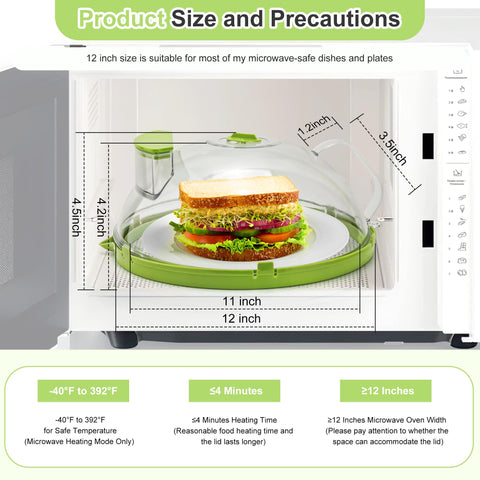 Fkprorjv polycarbonate-microwave-lid resists heat while safe for food.