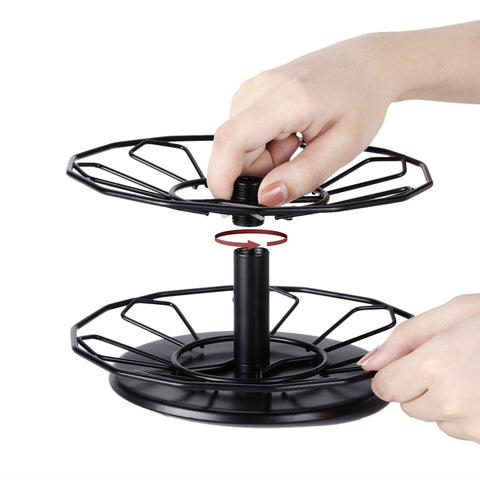 FlagShip K Cup Carousel dimensions image emphasizes 7.4-inch width and 8.4-inch height.