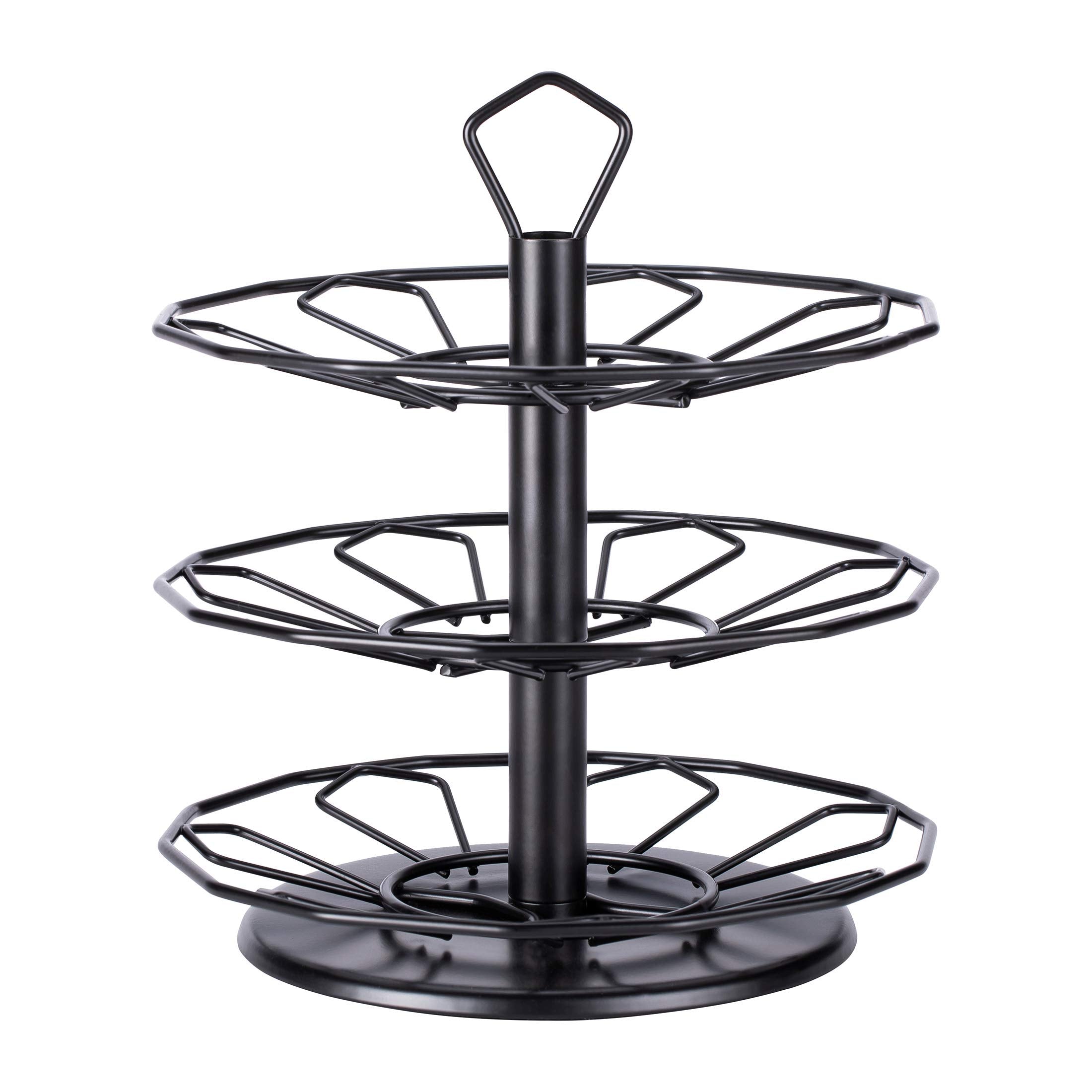 FlagShip K Cup Carousel side view demonstrates slim footprint for small kitchens.