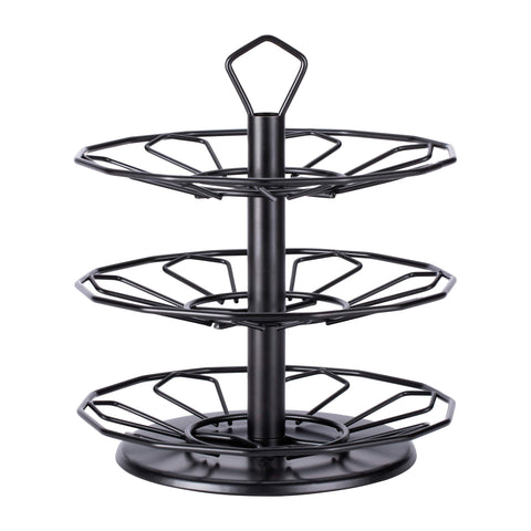 FlagShip K Cup Carousel side view demonstrates slim footprint for small kitchens.