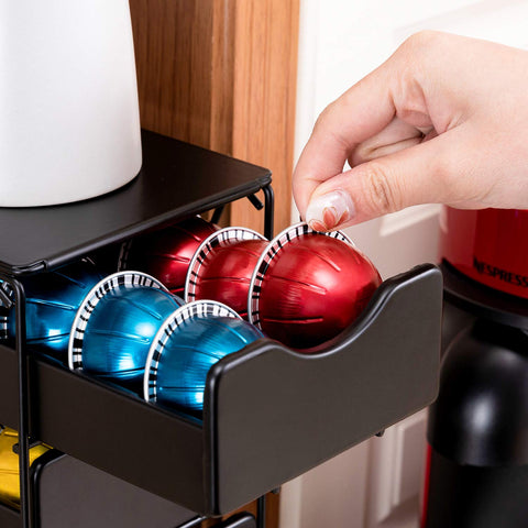 FlagShip vertical design saves counter space in small kitchens
