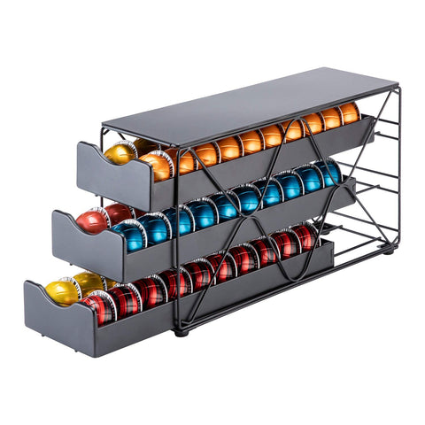 FlagShip pull-out drawers allow easy pod access and neat storage.