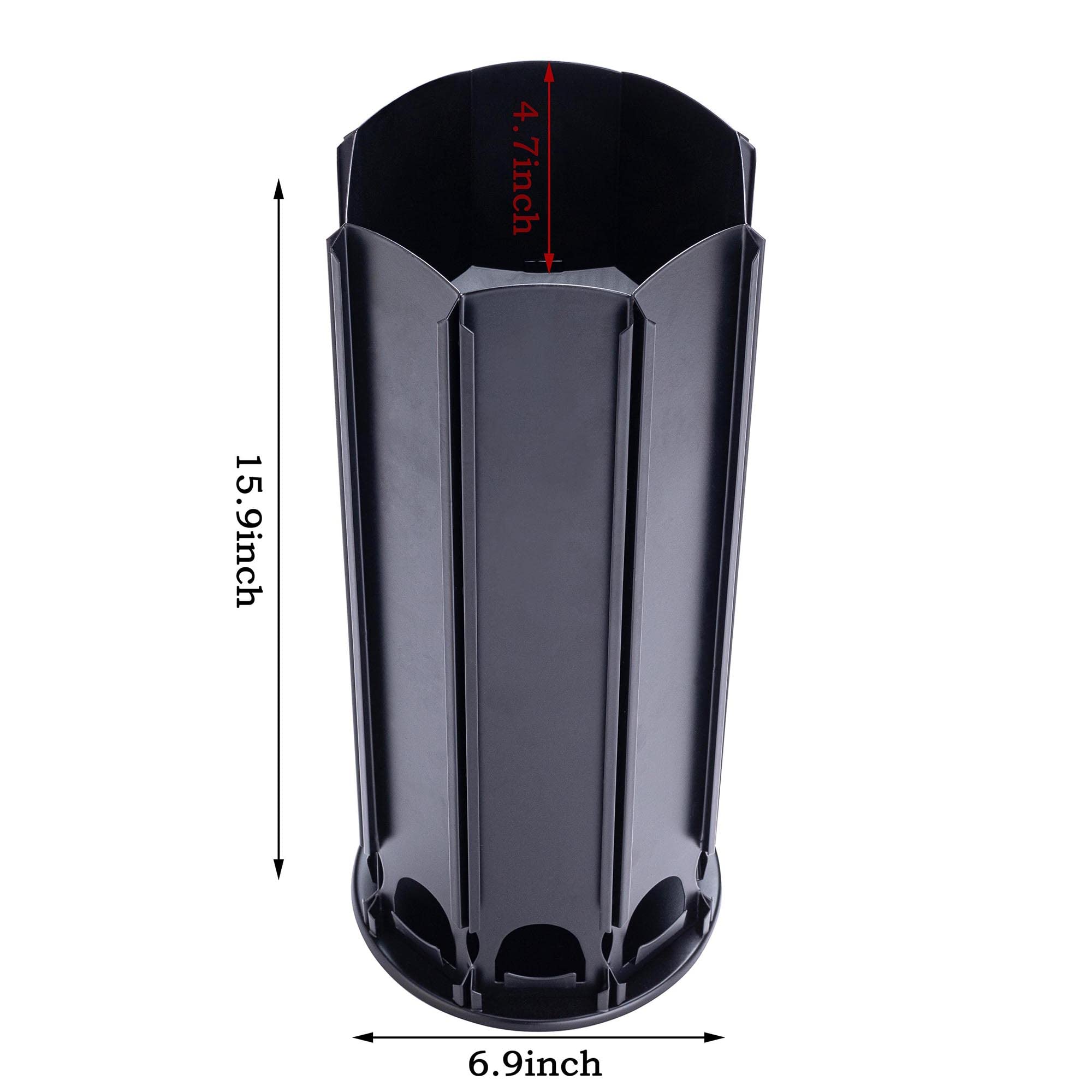 FlagShip Vertuo Pod Carousel side view shows compact, space-saving organization for busy kitchens.