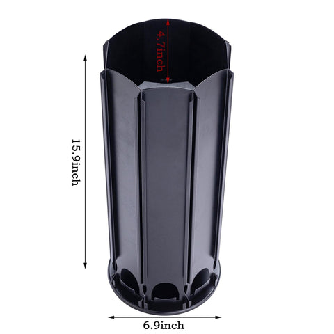 FlagShip Vertuo Pod Carousel side view shows compact, space-saving organization for busy kitchens.