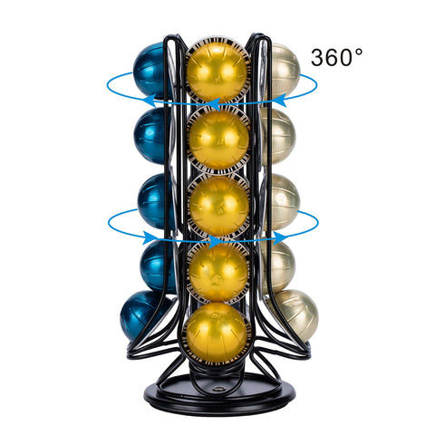 FlagShip Vertuo Pod Holder chrome-plated wire frame for durability.
