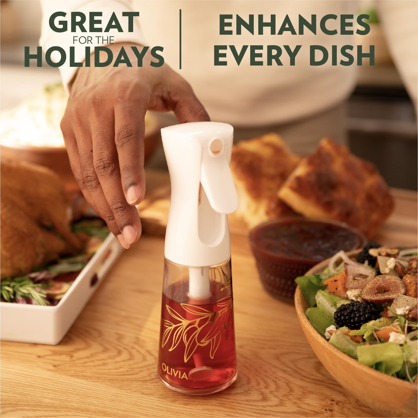 FLAIROSOL OLIVIA advanced nozzle with filter prevents clogs during use