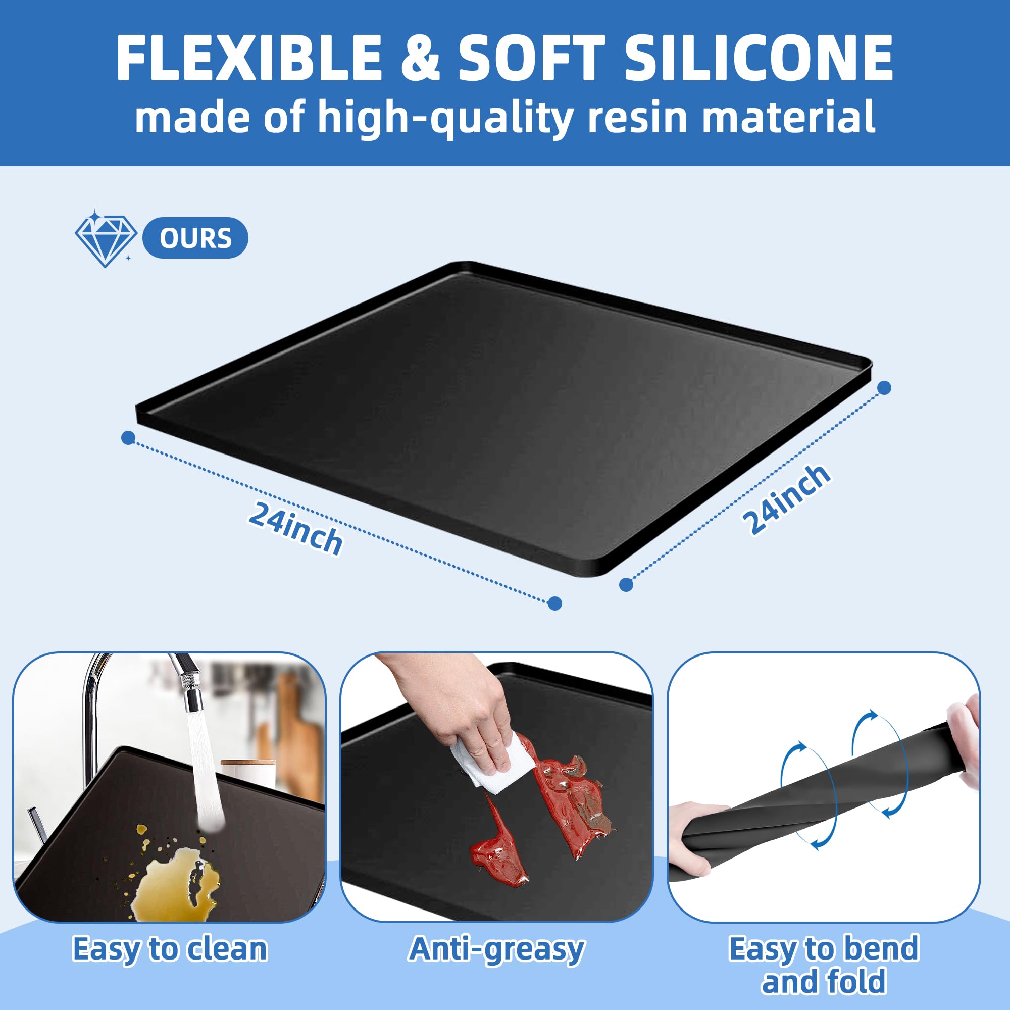 Flamiracle dorm fridge stand with four feet offers stable support.