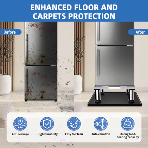 Flamiracle refrigerator stand 24x24 fits compact fridges and small appliances.