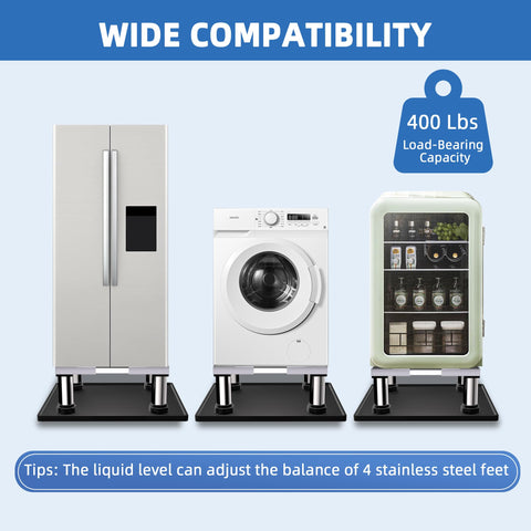 Flamiracle stainless steel feet support up to 400 lbs.