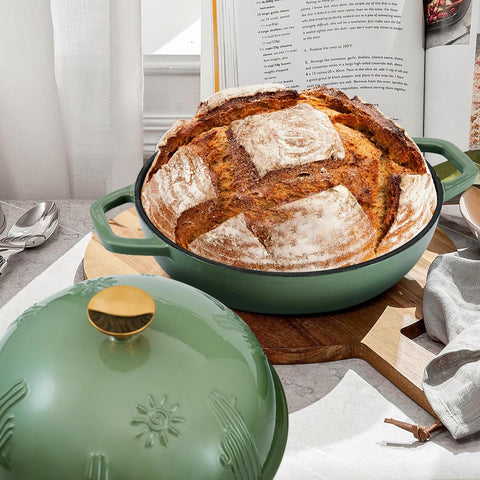 Flavehc 9.8-inch size fits typical loaf shapes.