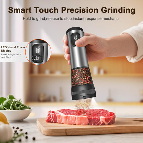 Flelano stainless steel grinders with ceramic core for durability and flavor