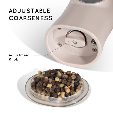 Flendy gravity kitchen scene demonstrates stylish, easy seasoning during meals.