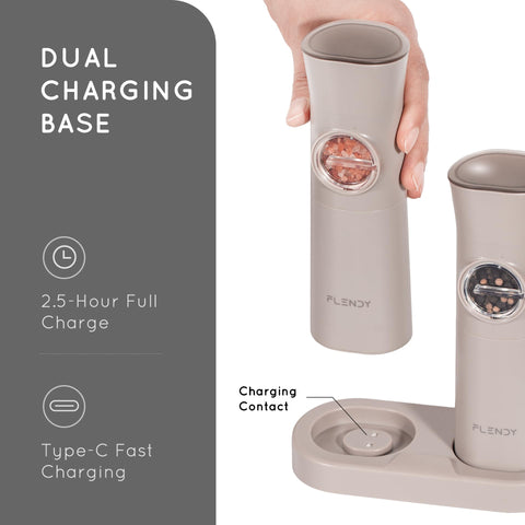 Flendy gravity LED illumination highlights seasoning on demand.
