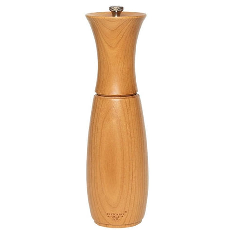 Fletchers Mill Border Grill Pepper Mill top view with adjustable grind for precise seasoning.