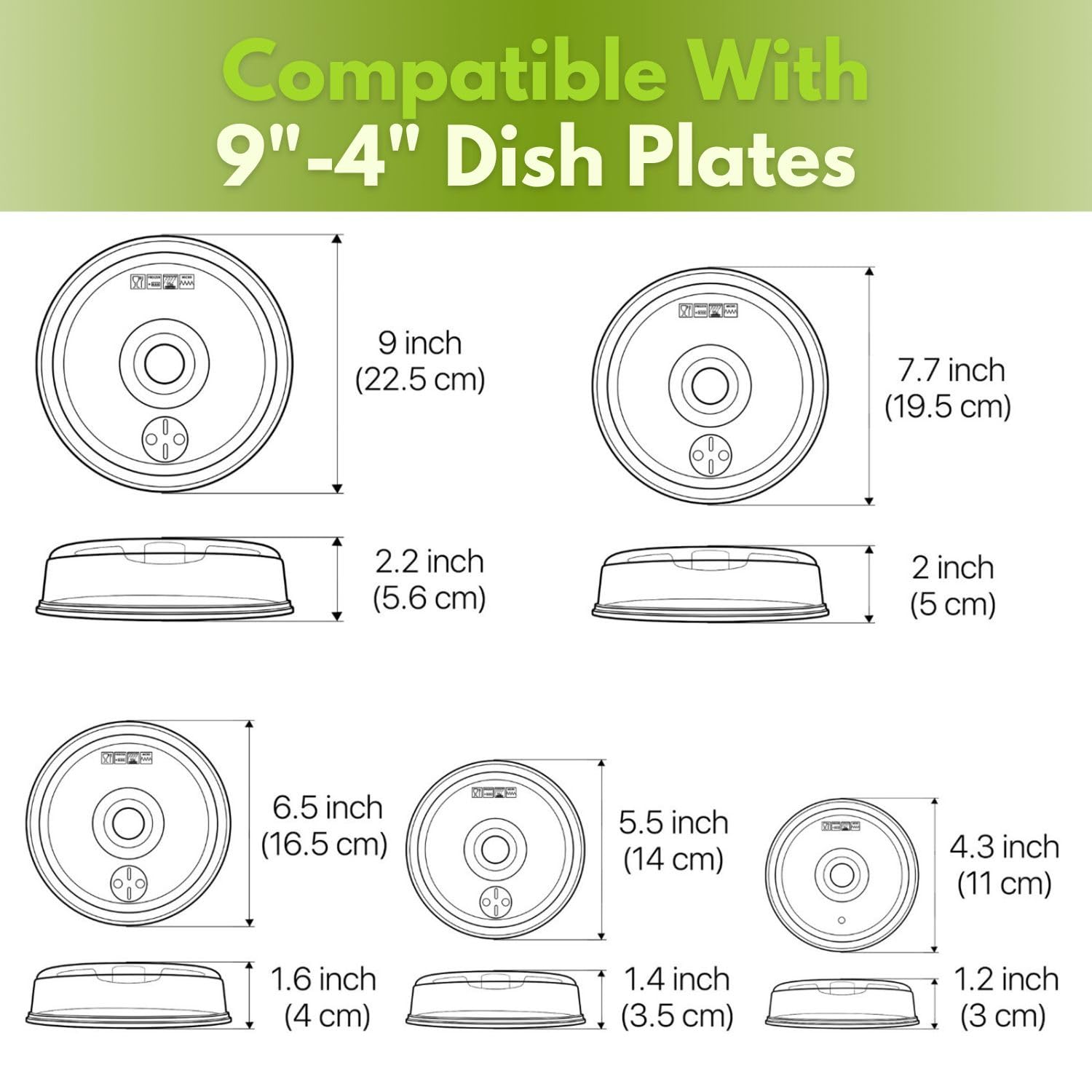 Flexzion BPA-free transparent microwave cover provides visibility while heating.
