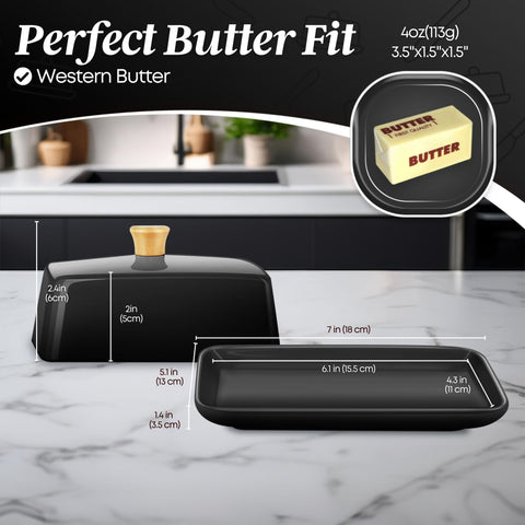 Flexzion butter dish versatile use for cheeses and sweets.