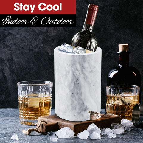 Flexzion champagne chiller maintains perfect temperature for celebrations