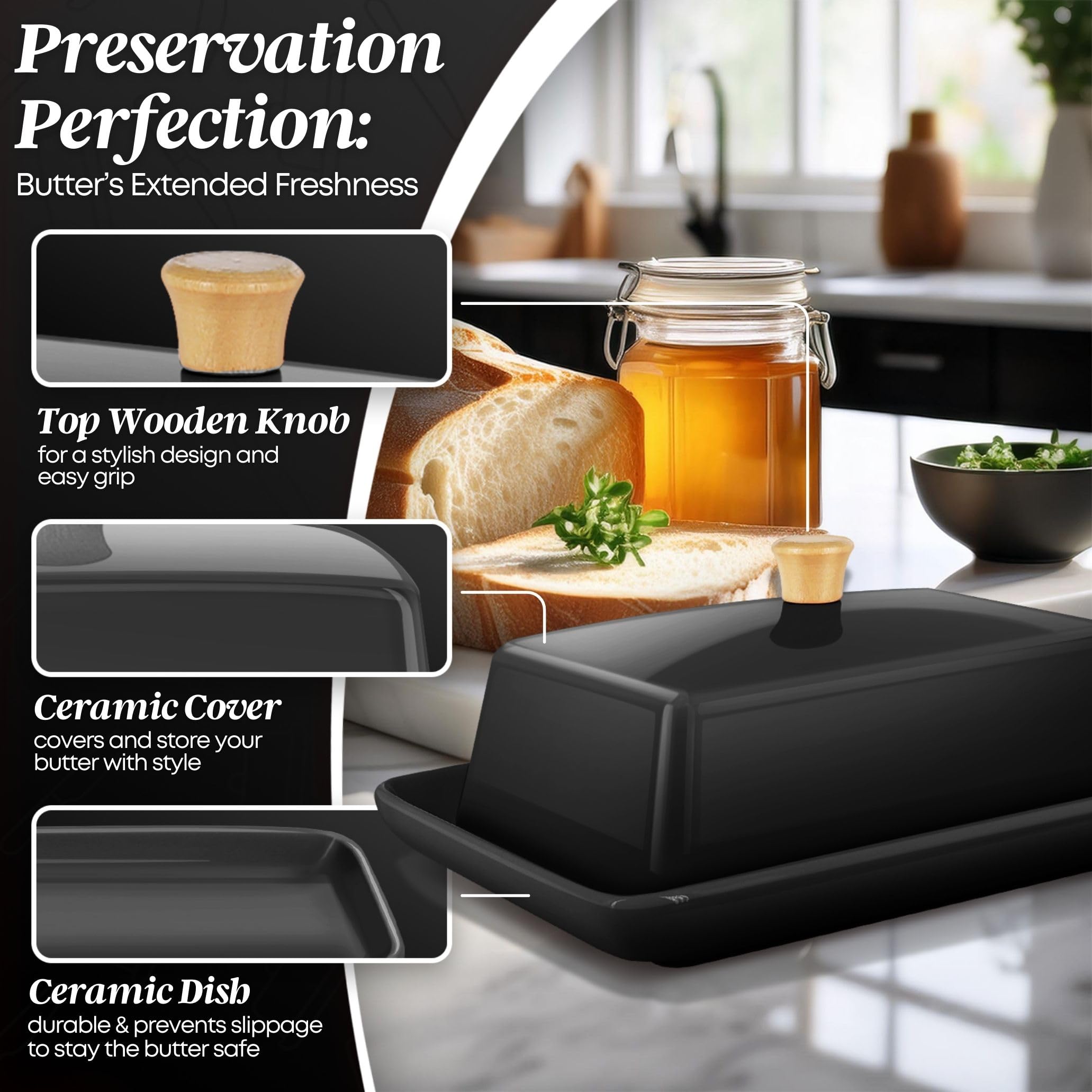 Flexzion kitchen display enhances table presentation.