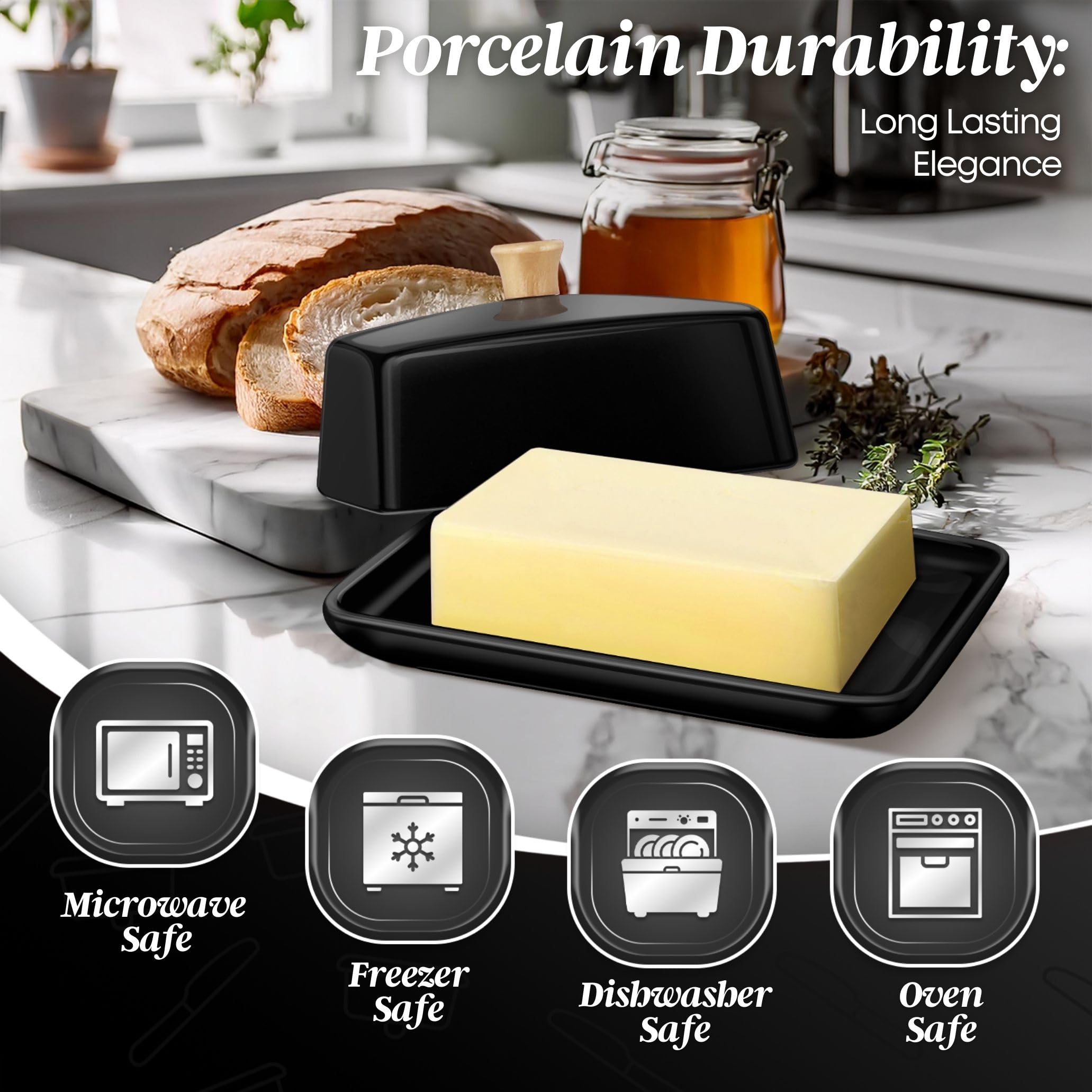 Flexzion porcelain dish shown in side view.