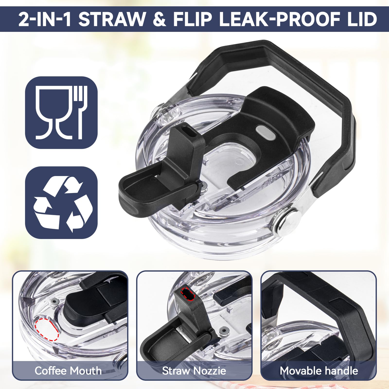 FLIFQI ergonomic handle design makes one-handed transport simple during errands.