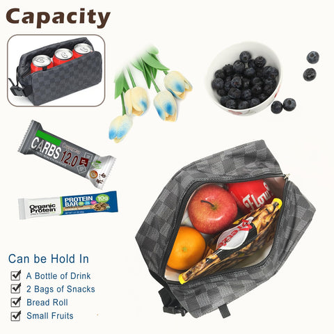 FlowFly compact nine by four point eight by five inch bag fits in bags.