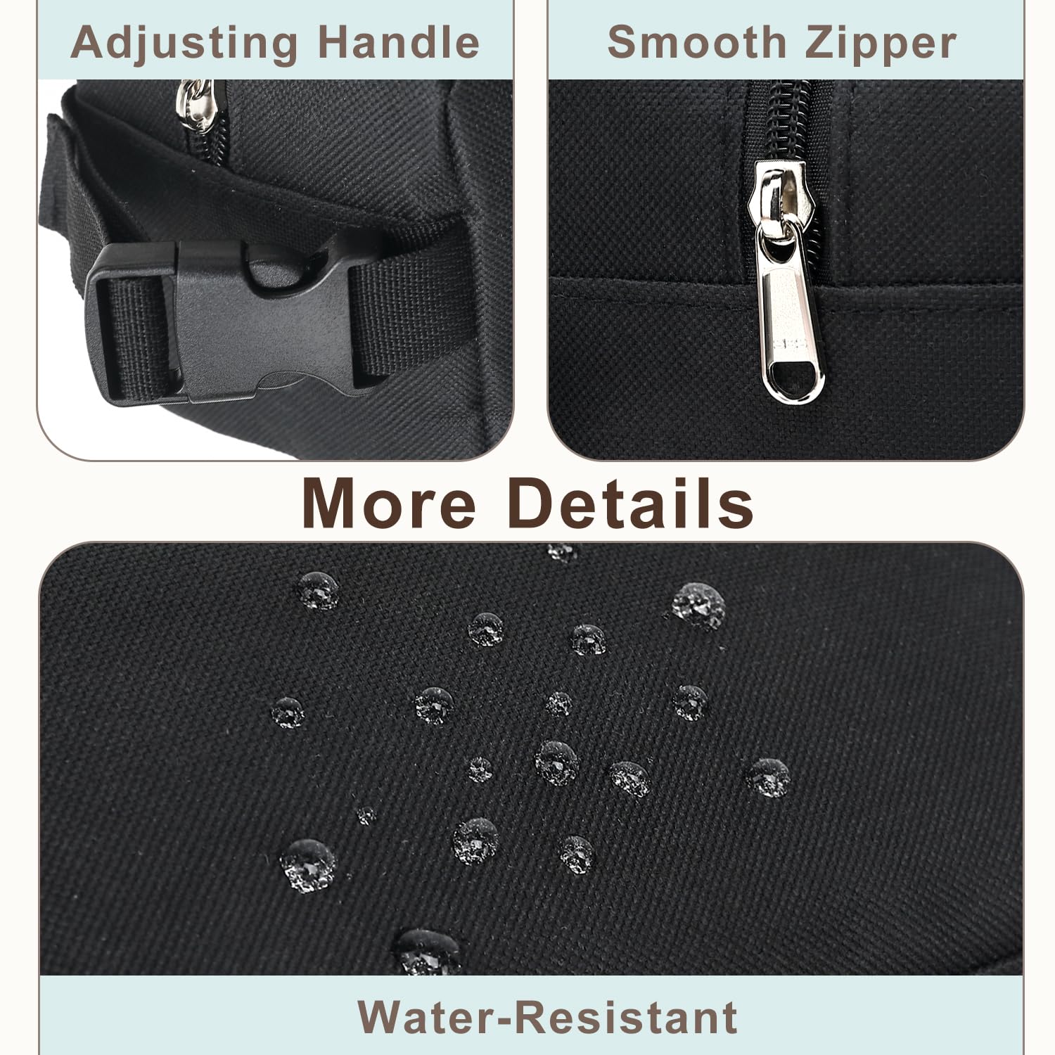 FlowFly durable 600D polyester exterior with food-grade lining for safety.