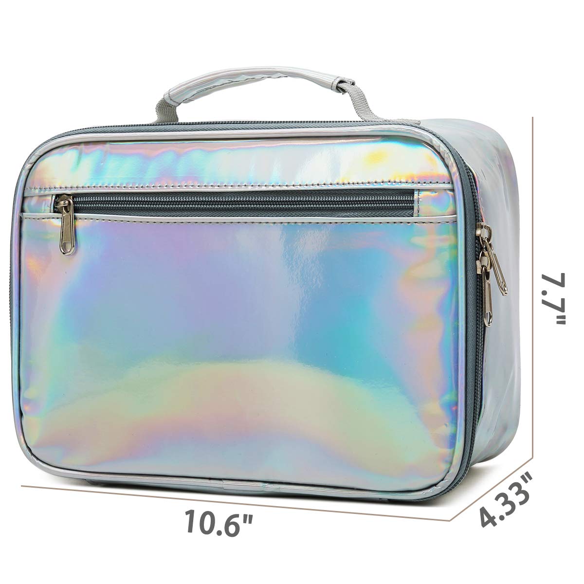 FlowFly inner mesh pouch shows organized napkins and utensils inside.