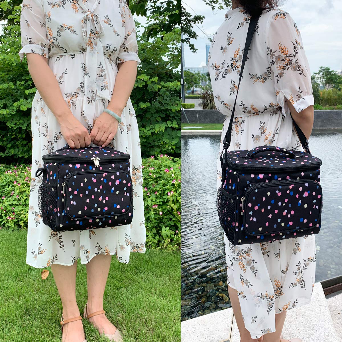FlowFly lunch bag showcases compact foldable design for travel.