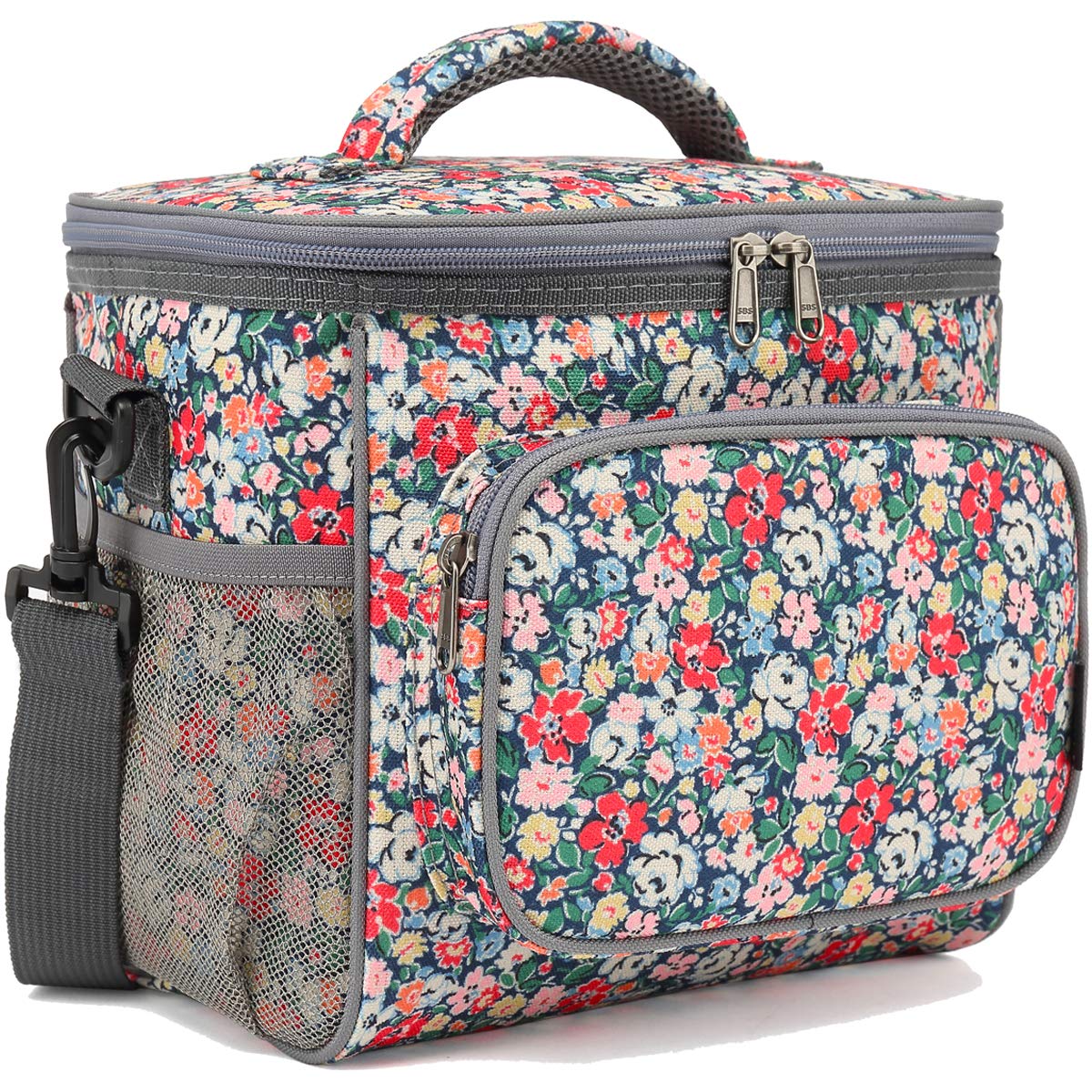 FlowFly insulated lunch bag with front pocket for quick access snacks.