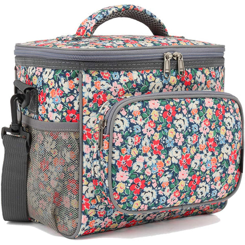 FlowFly insulated lunch bag with front pocket for quick access snacks.