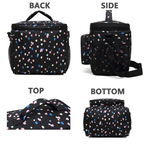 FlowFly lunch bag interior spacious enough for meals and condiments.