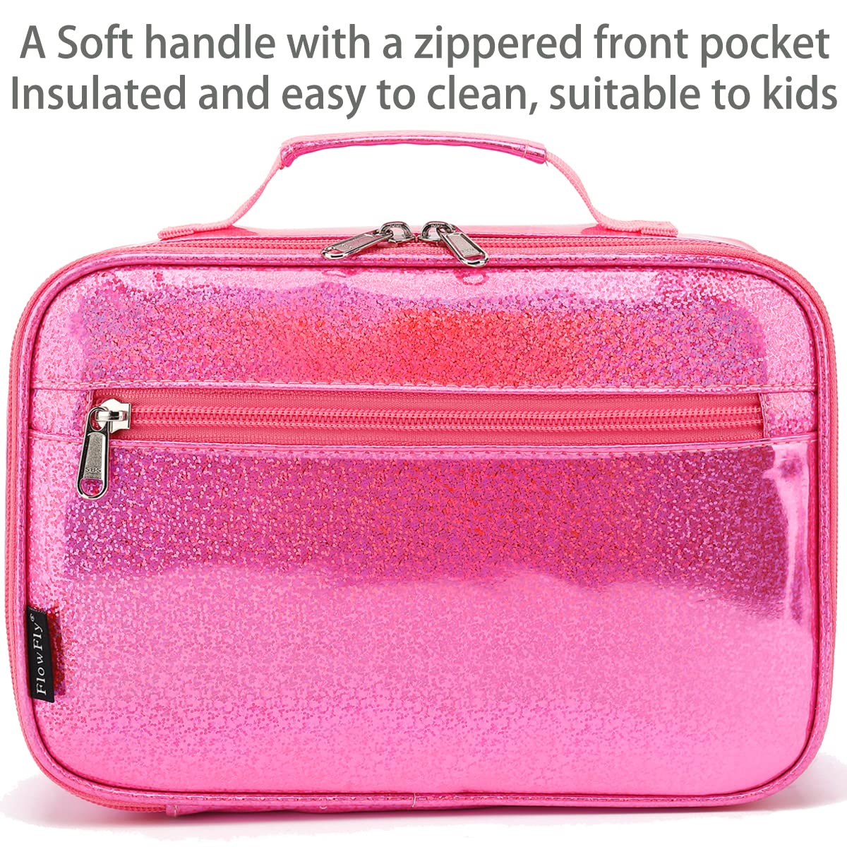 FlowFly insulated soft bag for hot or cold meals all day.