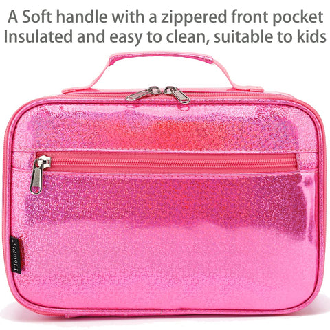 FlowFly insulated soft bag for hot or cold meals all day.