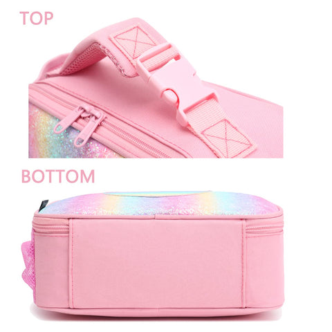 FlowFly Kids Lunch Bag durable-600d-polyester ensures long-lasting daily use.