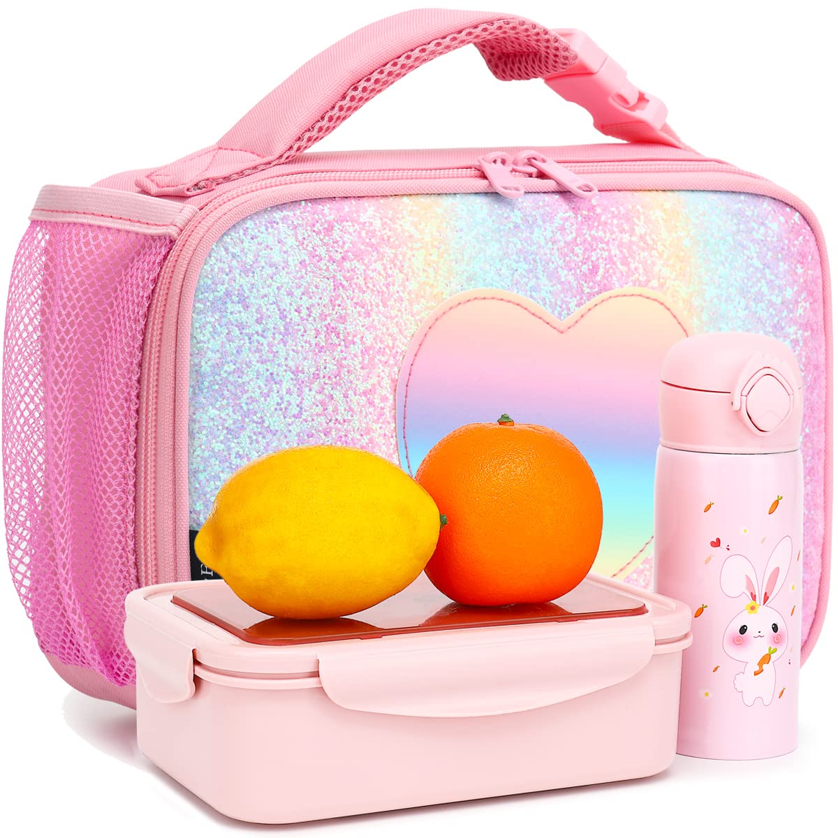 FlowFly Kids Lunch Bag PVC-BPA-free keeps meals safe and healthy.