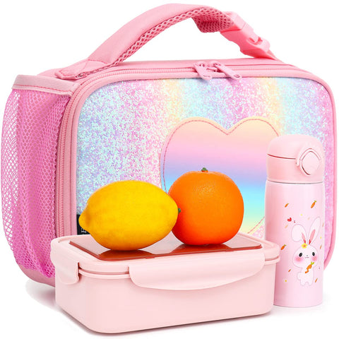 FlowFly Kids Lunch Bag PVC-BPA-free keeps meals safe and healthy.