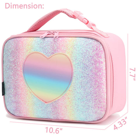 FlowFly Kids Lunch Bag inner-mesh-pouch stores utensils and napkins neatly.
