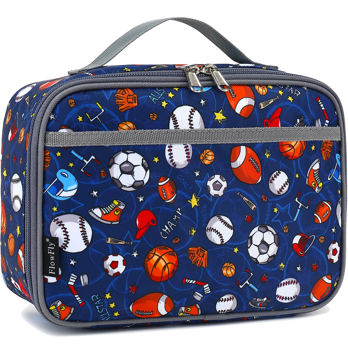 FlowFly Kids Lunch Bag insulated-soft exterior keeps meals at the right temperature.