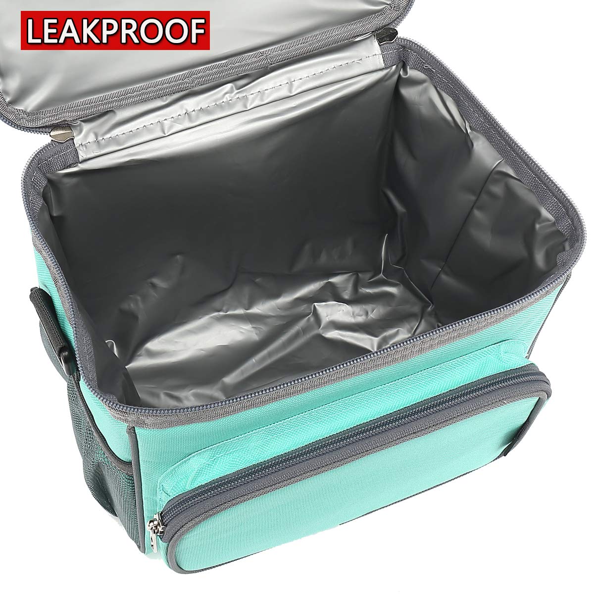 FlowFly Jade lunch bag dual mesh side pockets for drinks on the go