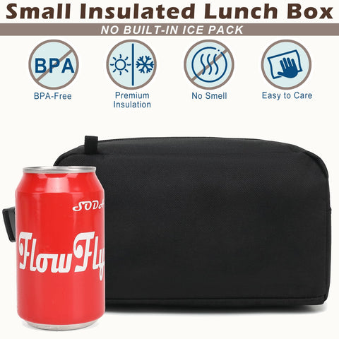FlowFly lunch bag with soft grip handle for comfortable transport.