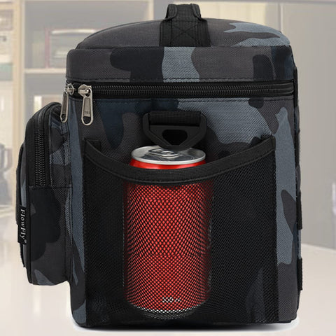 FlowFly lunch bag features a US flag patch as a gift accent.