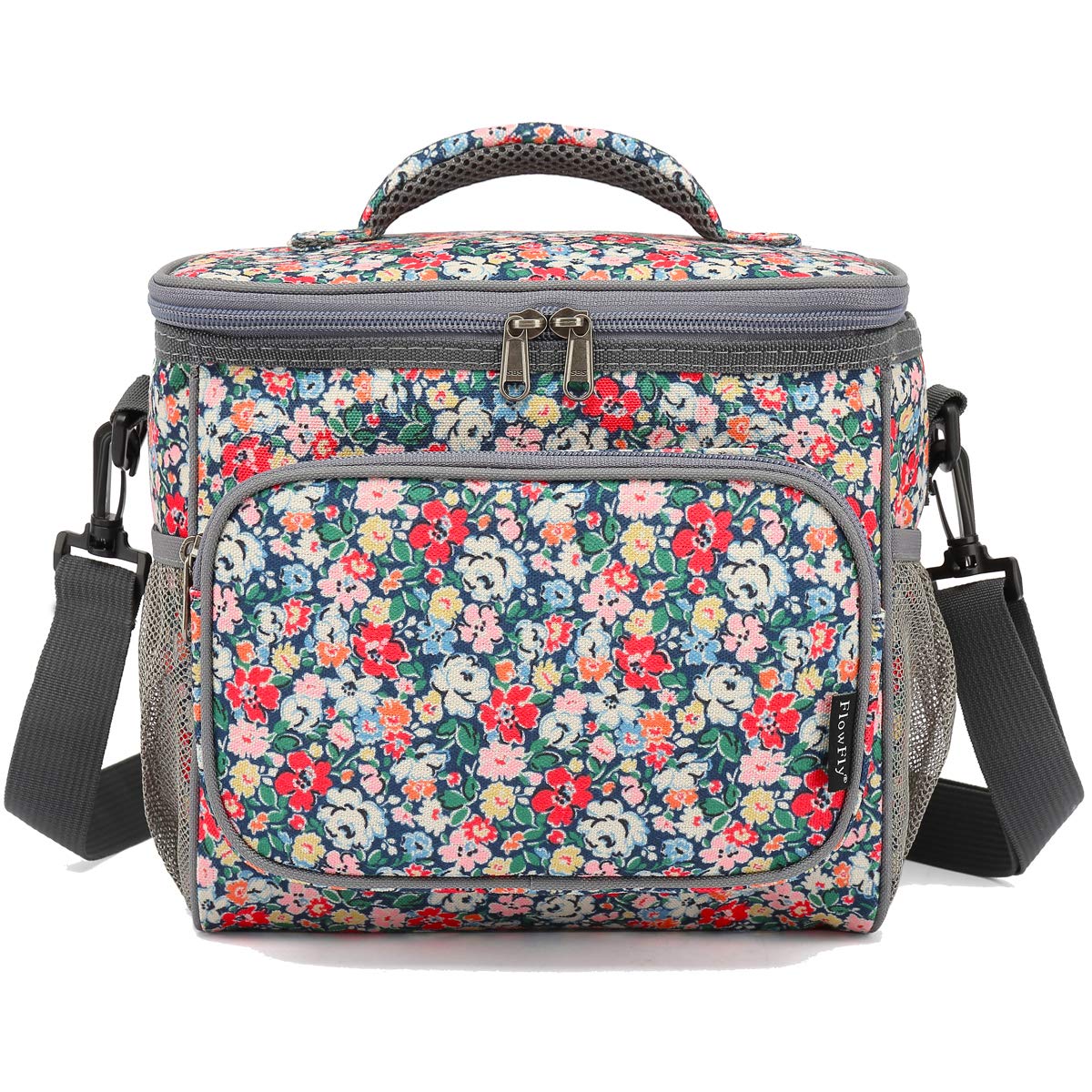 FlowFly water-resistant lunch bag protects contents during light rain.