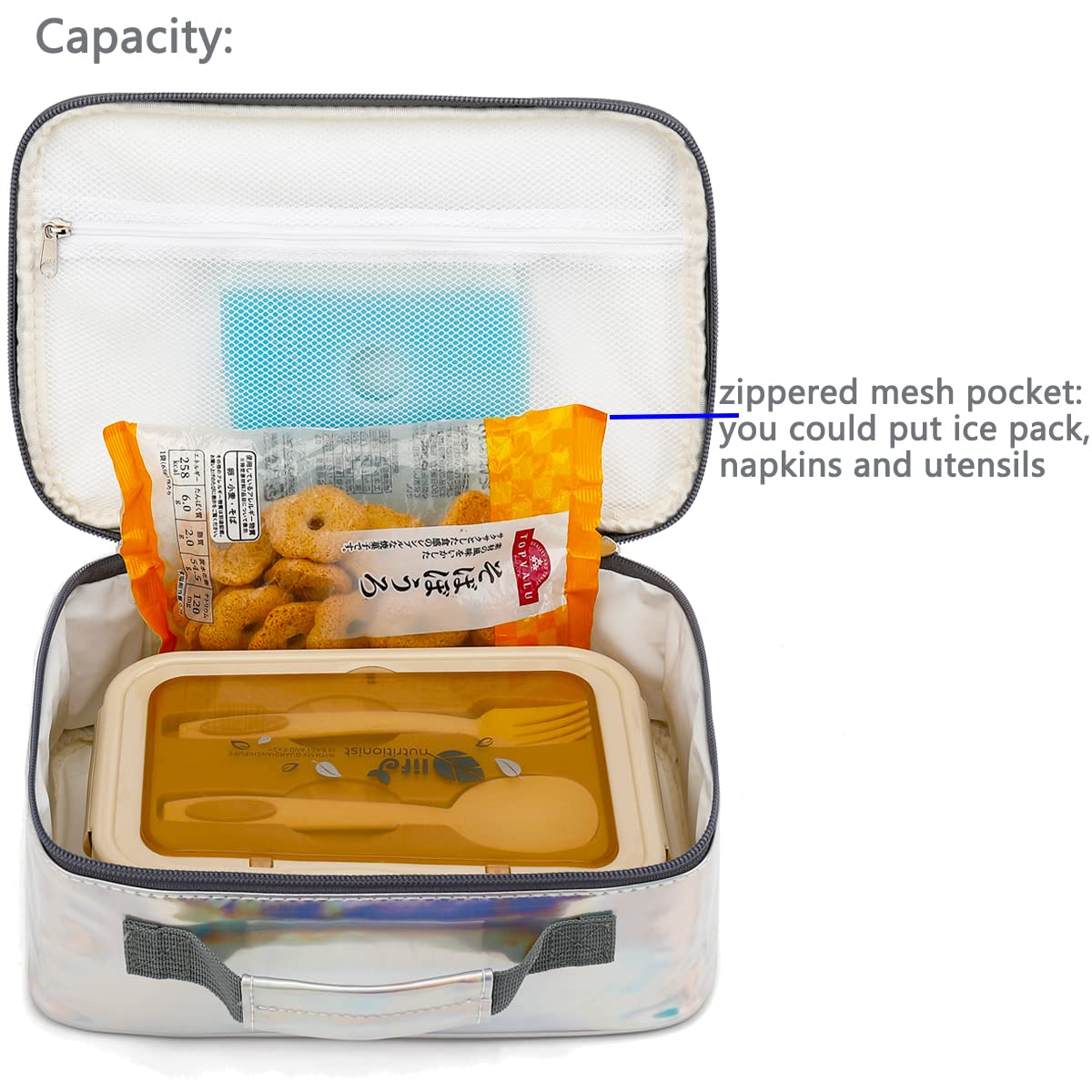 FlowFly side water bottle compartment keeps drinks secure during commutes.